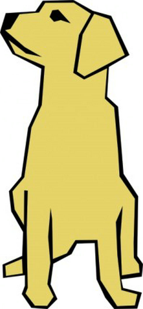 yellow dog clipart - photo #41