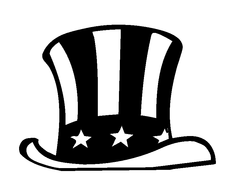 uncle sam top hat coloring pages - photo #13