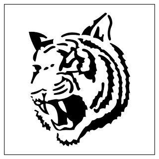 Pin Lion Stencil Cat Gt Stlion 3 Layer Self Adhesive Glitter ...