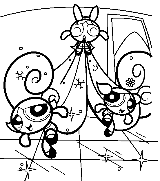 Powerpuff-girls-coloring-pages-5 | Free Coloring Page Site