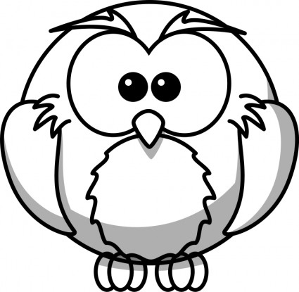 Owl Line Art Vector clip art - Free vector for free download