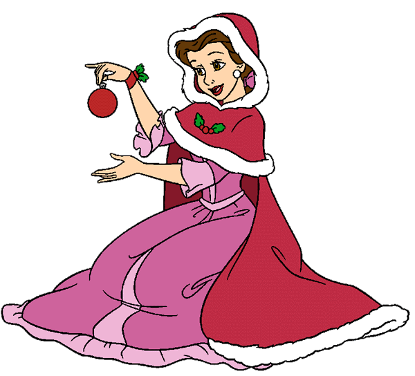 Beauty and the Beast Christmas Clipart - Disney Clipart Galore