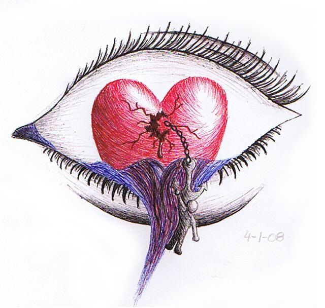 Pencil Drawings of Broken Hearts | Pencil Drawings Broken Heart ...
