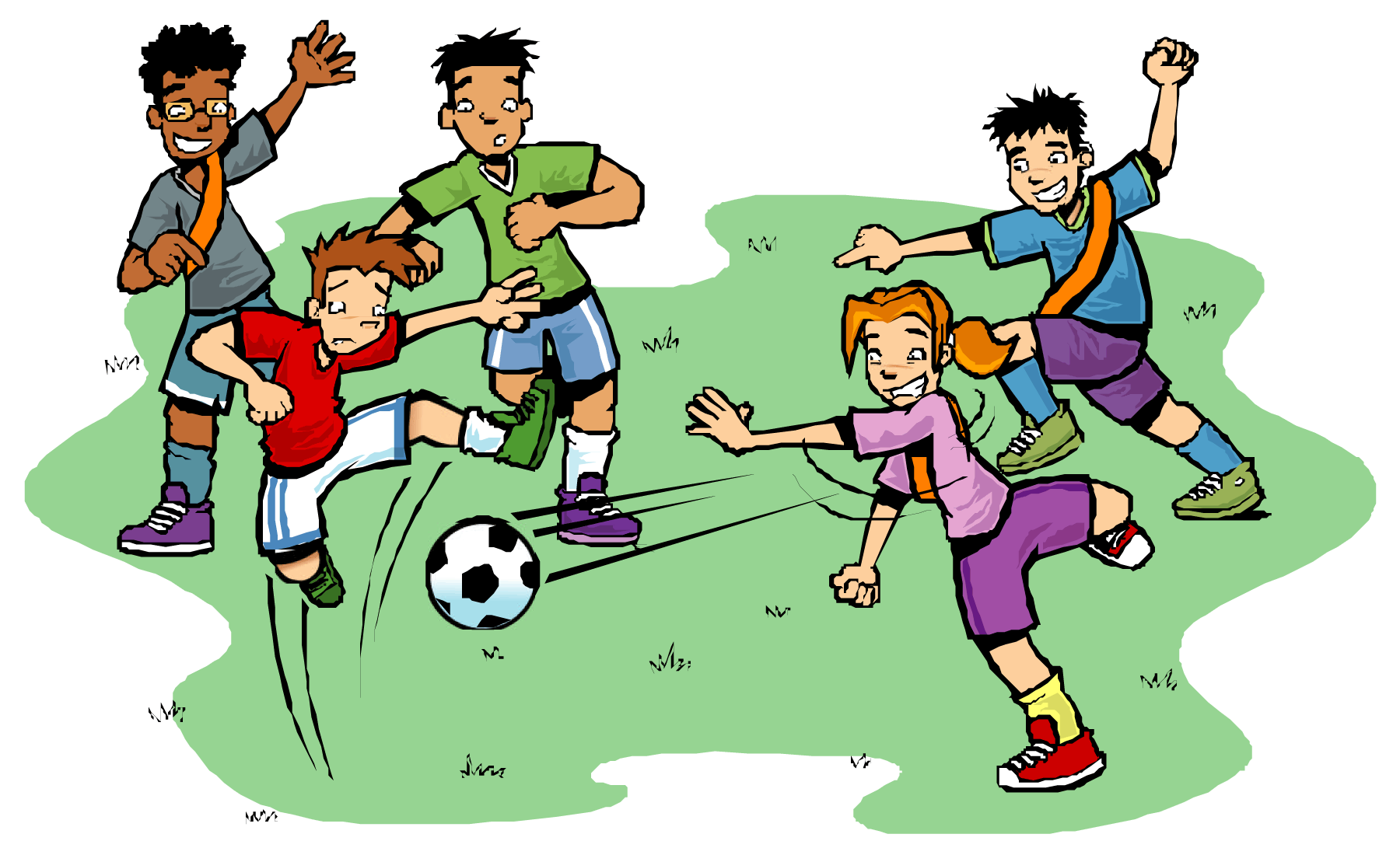 Kids Playing Outside Child Clipart - Free Clip Art Images