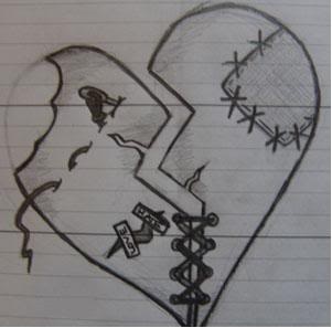 Quotes/ Broken Heart Drawings on Pinterest | Broken Heart Quotes ...