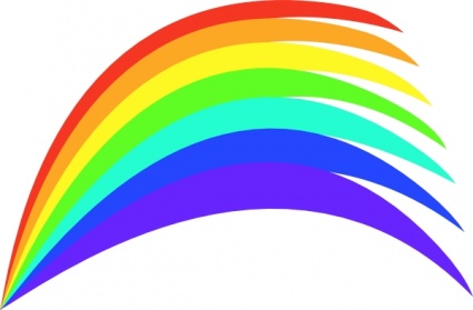 Rainbow Clip Art In Color | Clipart Panda - Free Clipart Images