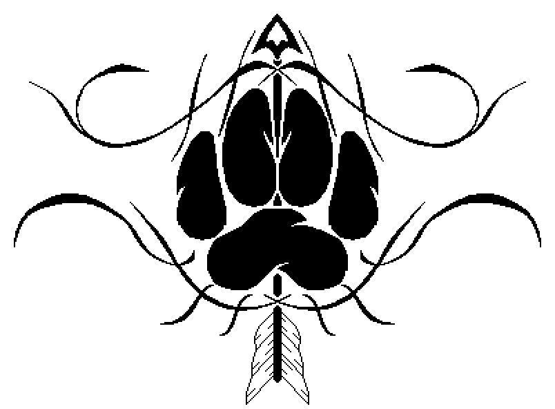 Wolf Howl Paw Tattoo by pyrowriter on DeviantArt