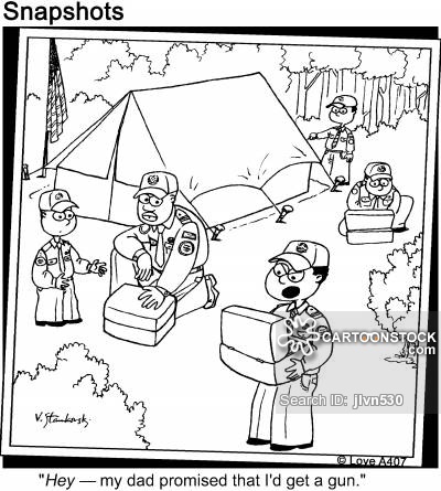 Going Camping Cartoons and Comics - funny pictures from CartoonStock
