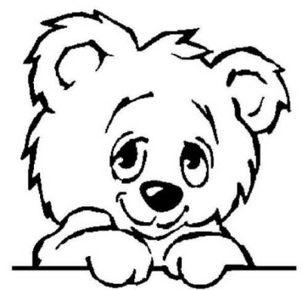 Simple Teddy Bear Drawing - Gallery
