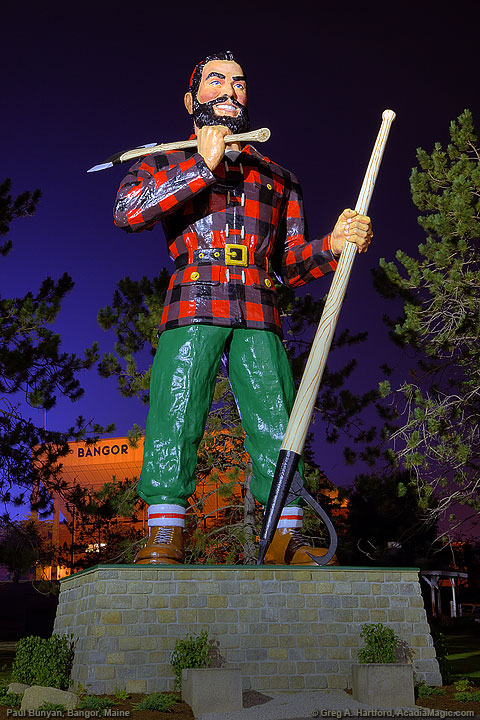 Paul Bunyan Statue in Bangor Maine