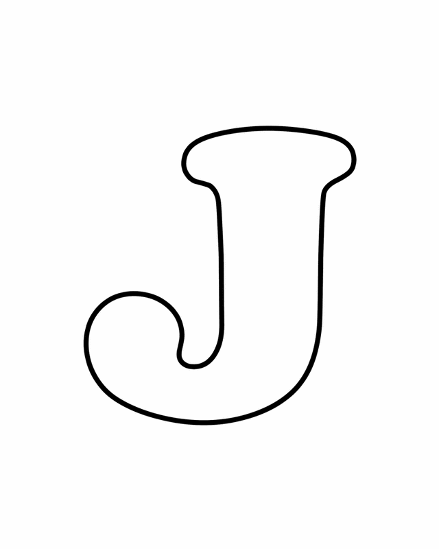 Letter J - Free Printable Coloring Pages | Coloring pages. | Pinterest