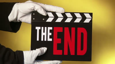Clapboard, The End, Cinematography, Concept. Stock Footage Video ...