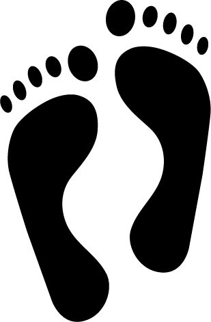 Footprints Template - ClipArt Best
