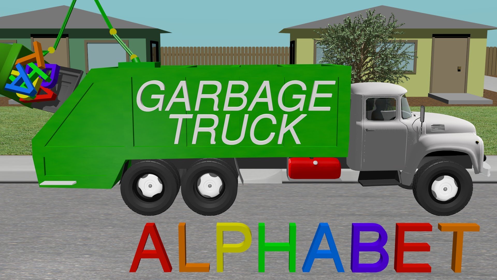 Alphabet Garbage Truck - Learning for Kids - YouTube
