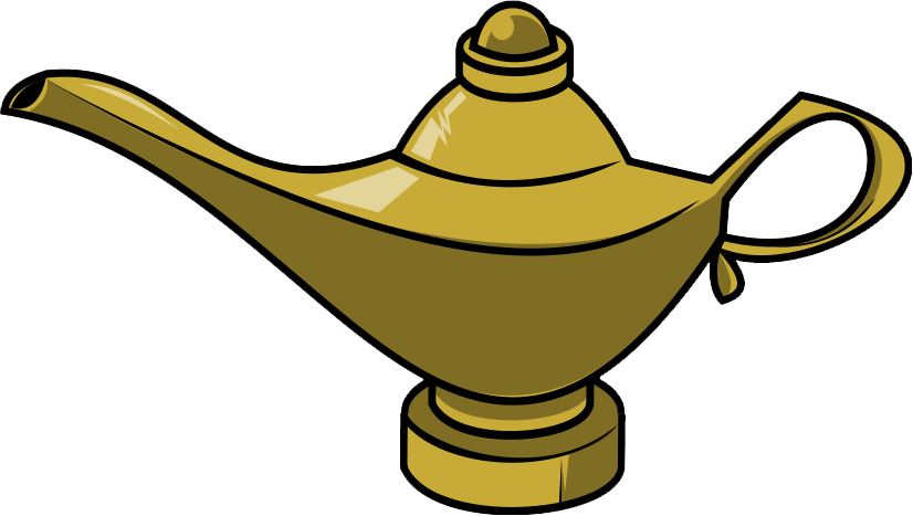 Free to Use & Public Domain Genie Lamp Clip Art