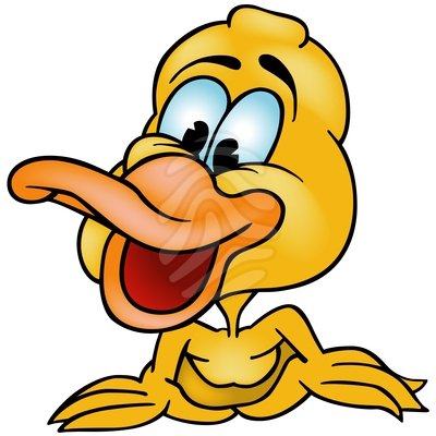Laughing Duck - clipart #