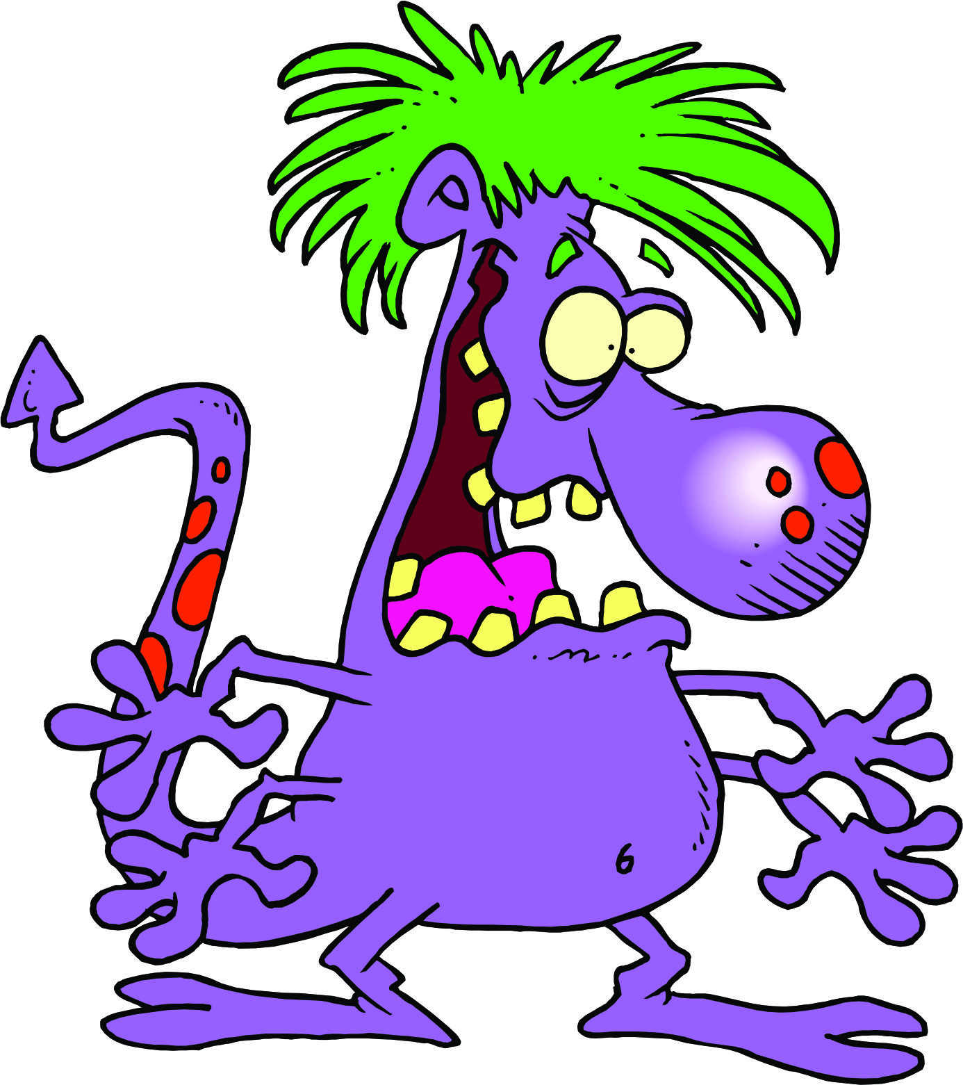 Scary Cartoon Monster Images & Pictures - Becuo - Cliparts.co