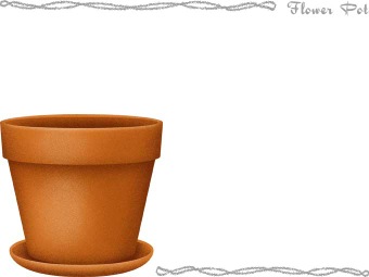 Flower Pot or Plant Pot clipart / Free clip art