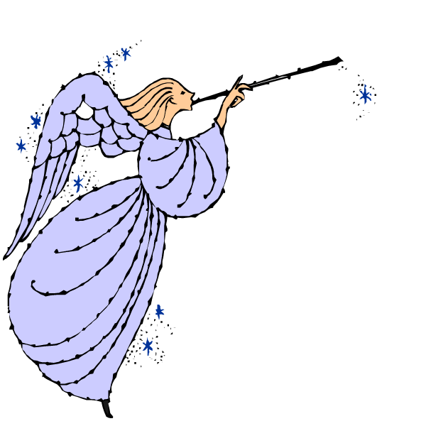 christmas clipart angels - photo #5