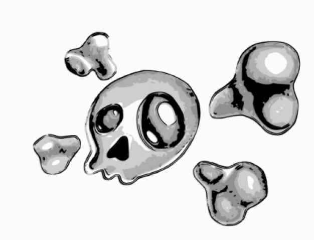 Skull And Bones clip art Vector | Free Download