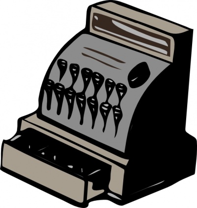 Cashier Drawer clip art - Download free Business vectors