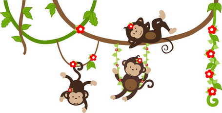 Cute Baby Cartoon Monkey Drawings - ClipArt Best