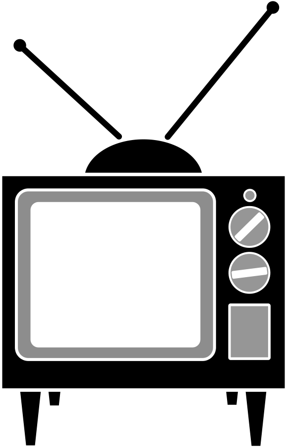 Simple television SVG Vector file, vector clip art svg file ...