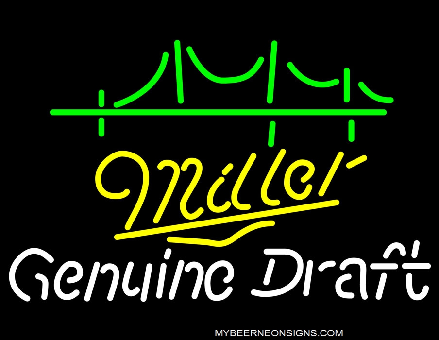 Miller MGD Neon Beer Signs