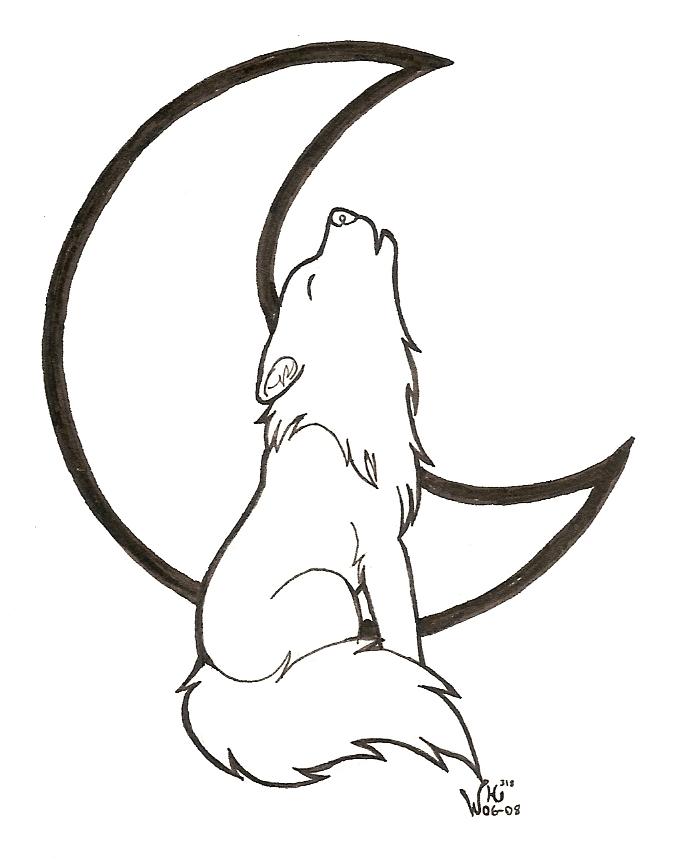Howling Wolf Clipart - Cliparts.co