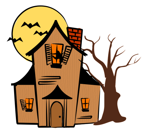 Haunted House Color Clip Art Download