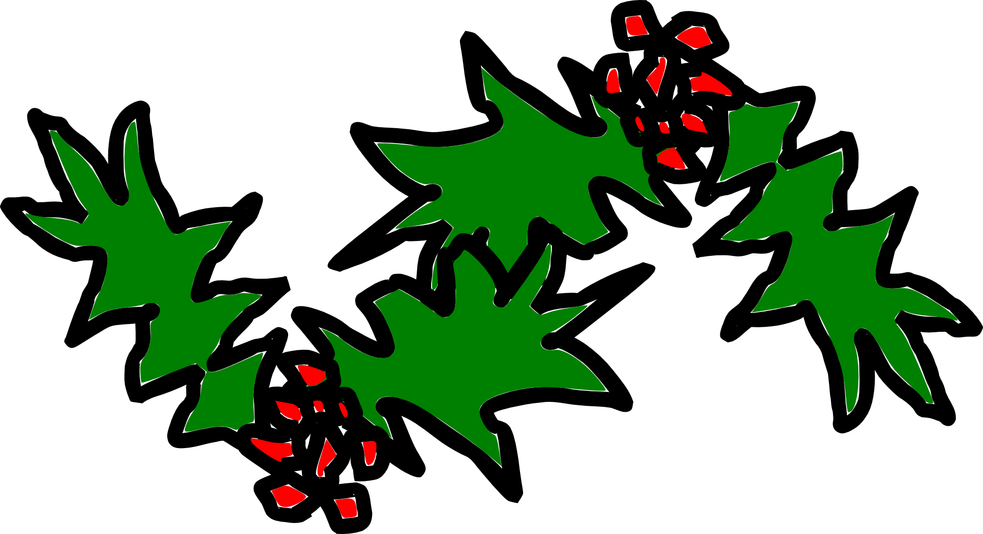 Xmas Stuff For > Christmas Holly Clipart