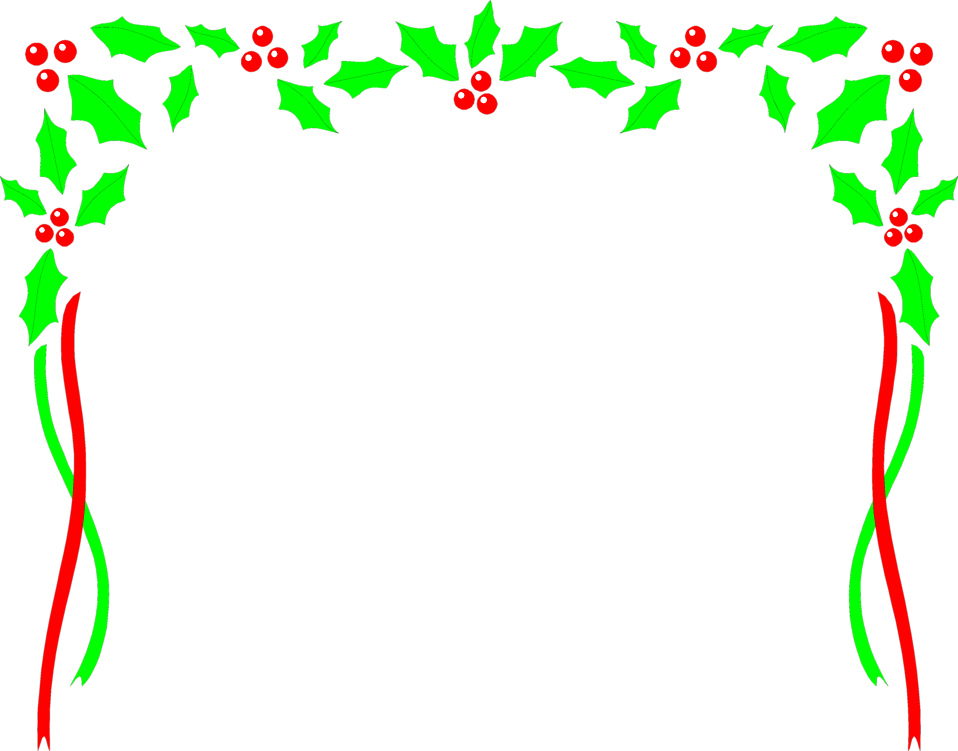 Christmas Holly Clip Art Border | quotes.lol-rofl.com