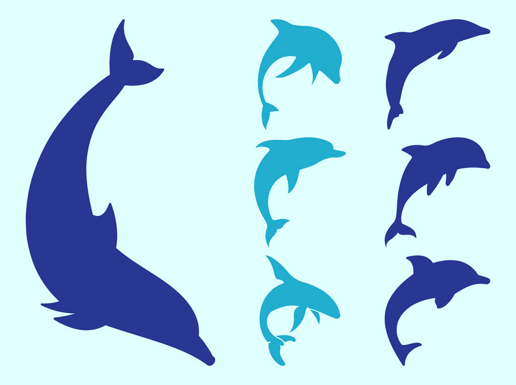 Free Dolphin Vectors