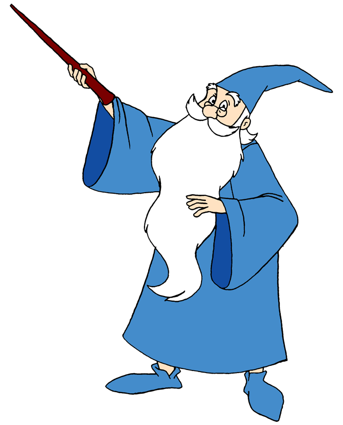 cartoon wizard clipart - photo #1