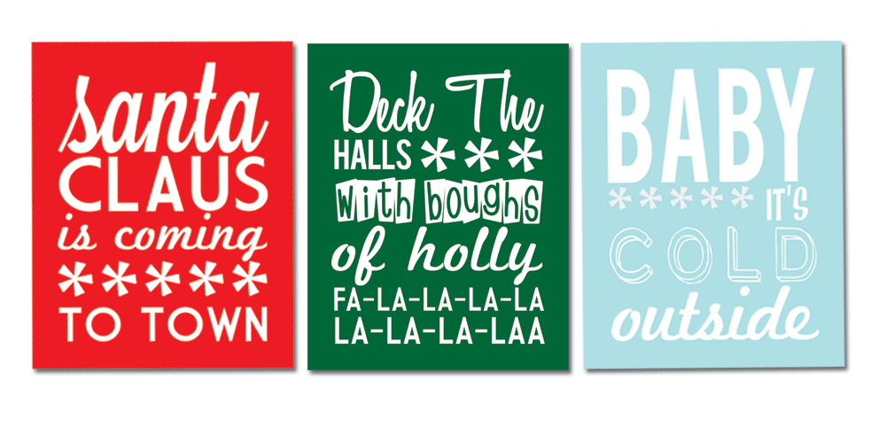Free Christmas Printable From Me To You | Thrifty Finn