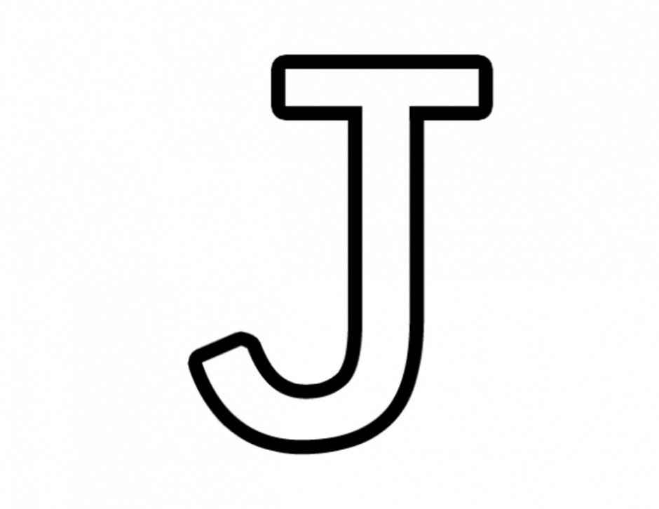 Download Letter J Free Alphabet Coloring Page Or Print Letter J ...