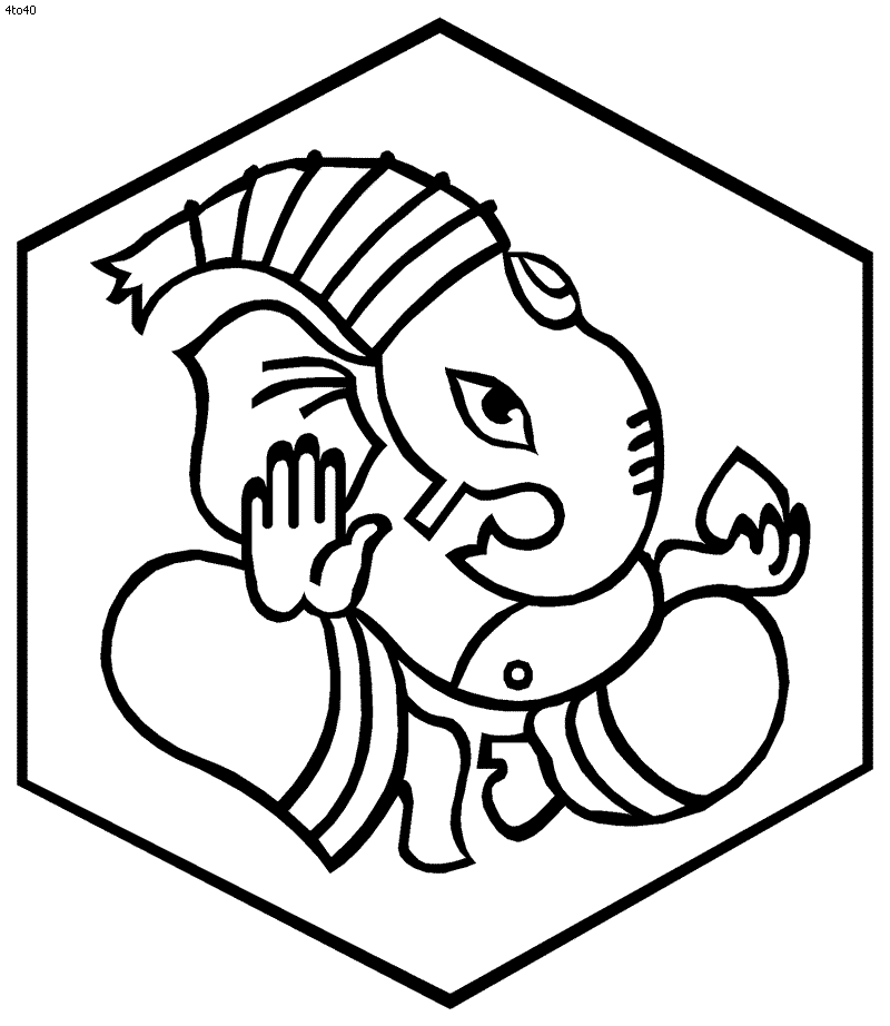 Ganesha Drawing Book