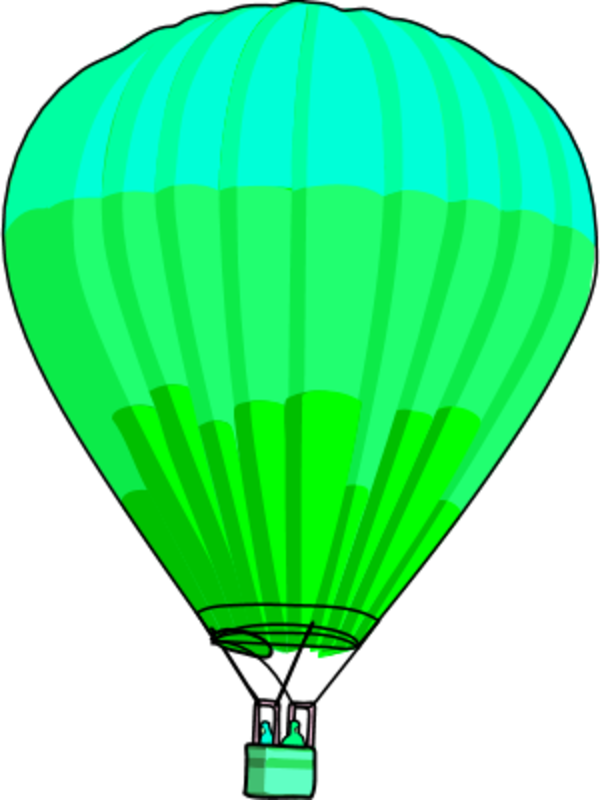 air balloon - vector Clip Art