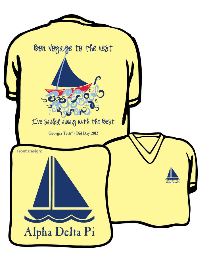 sailboat design | Spring Rush Shirts | Pinterest