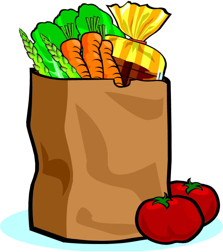 free clip art bag of groceries - photo #9