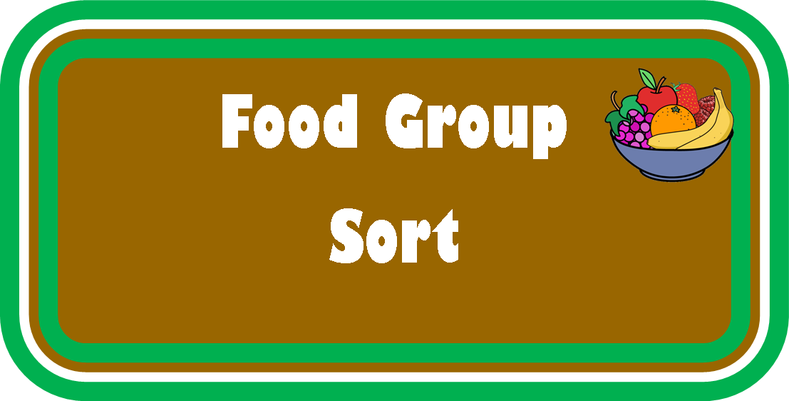 Folder Games and More: Food Groups - 4 sort (with Grain) !