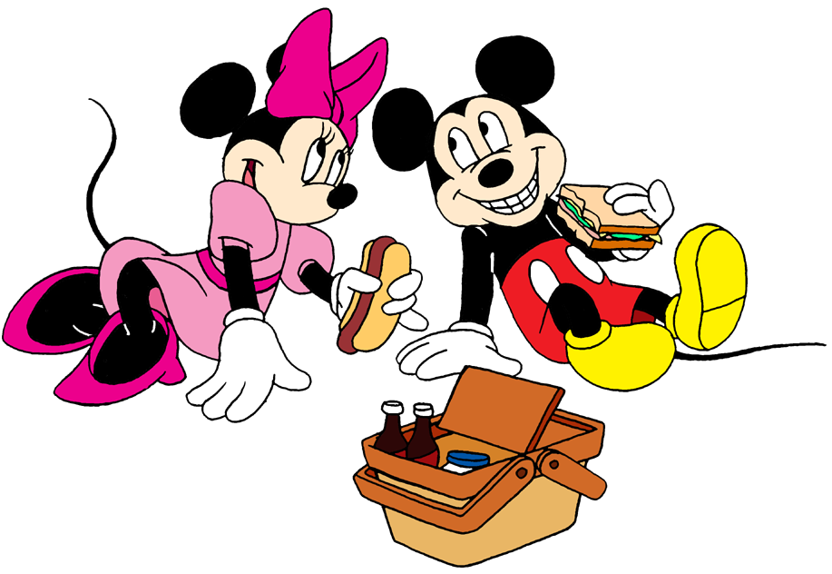 Mickey and Minnie on a Picnic by LionKingRulez on deviantART