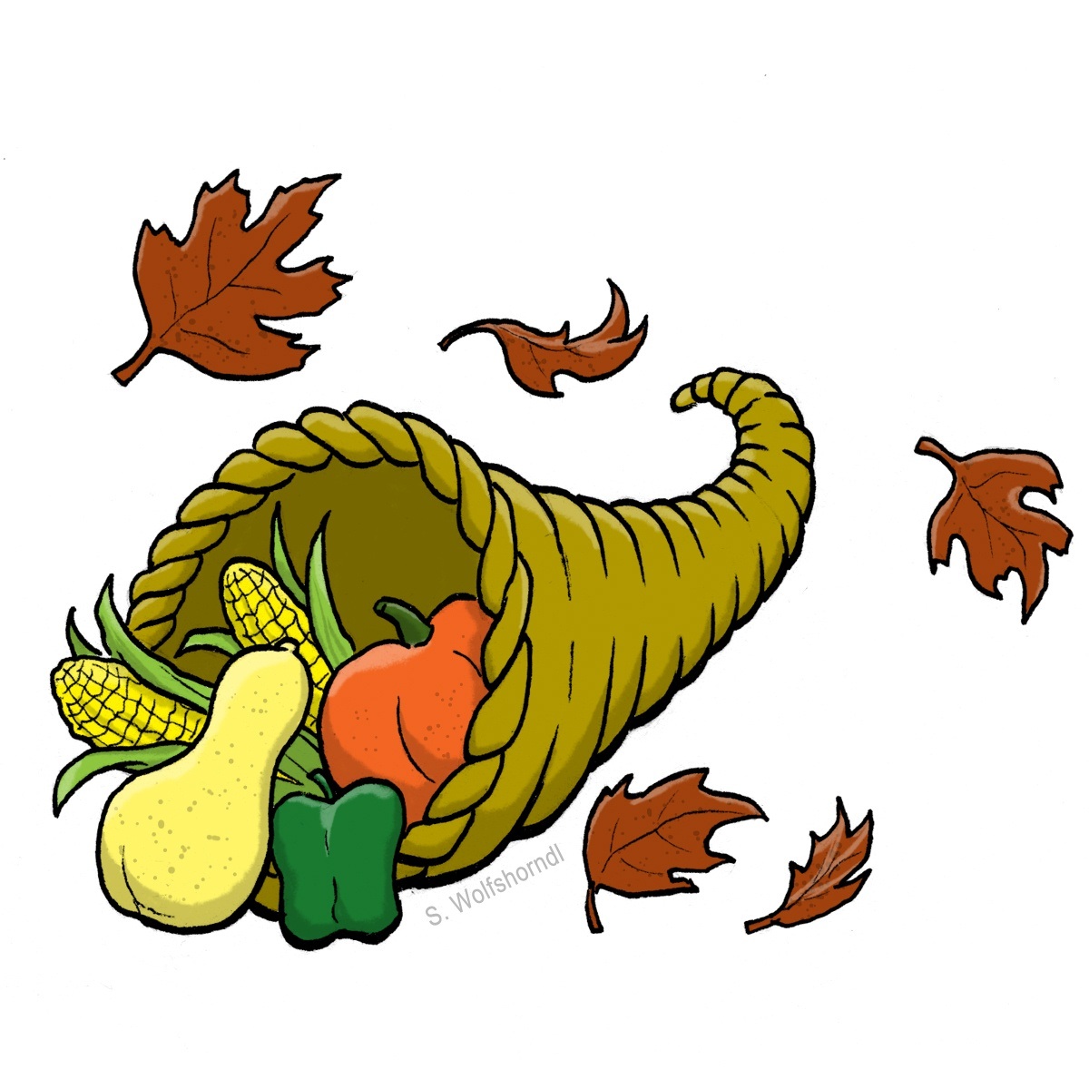 Cornucopia Clip Art - ClipArt Best