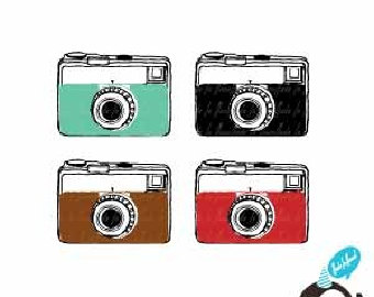 Popular items for camera clip art on Etsy