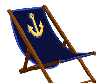 Popular items for beach chair clipart on Etsy