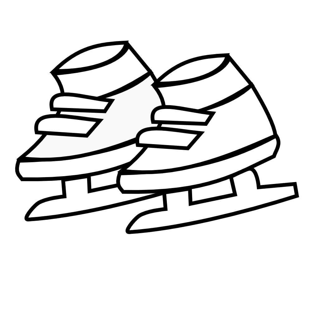 Tennis Shoes Clipart Black And White | Clipart Panda - Free ...