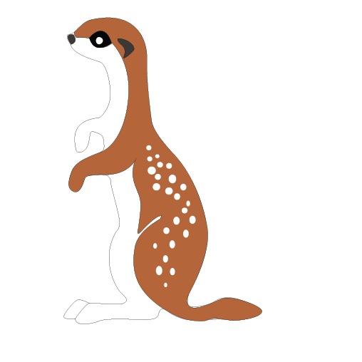 Cute Mongoose Clipart - Animal Clip Arts