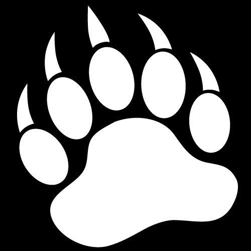Bear Paw Clipart Black And White | Clipart Panda - Free Clipart Images