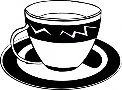 Cup Clipart Black And White | Clipart Panda - Free Clipart Images