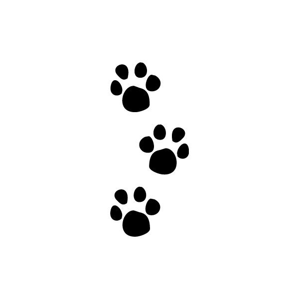 free clipart animal footprints - photo #14